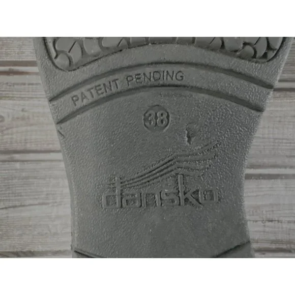 Dansko XP 2.0 Clogs Patent Leather Size 38 US 7.5 - 8 color wavy - Picture 7 of 9